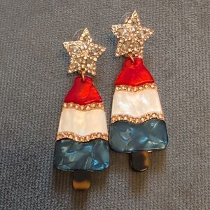 Patriotic Bomb Pop Earrings